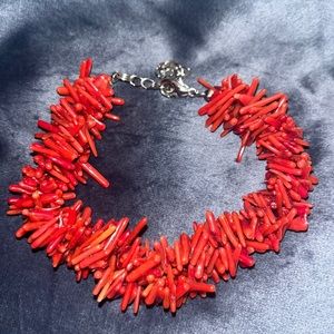 Vintage coral bracelet